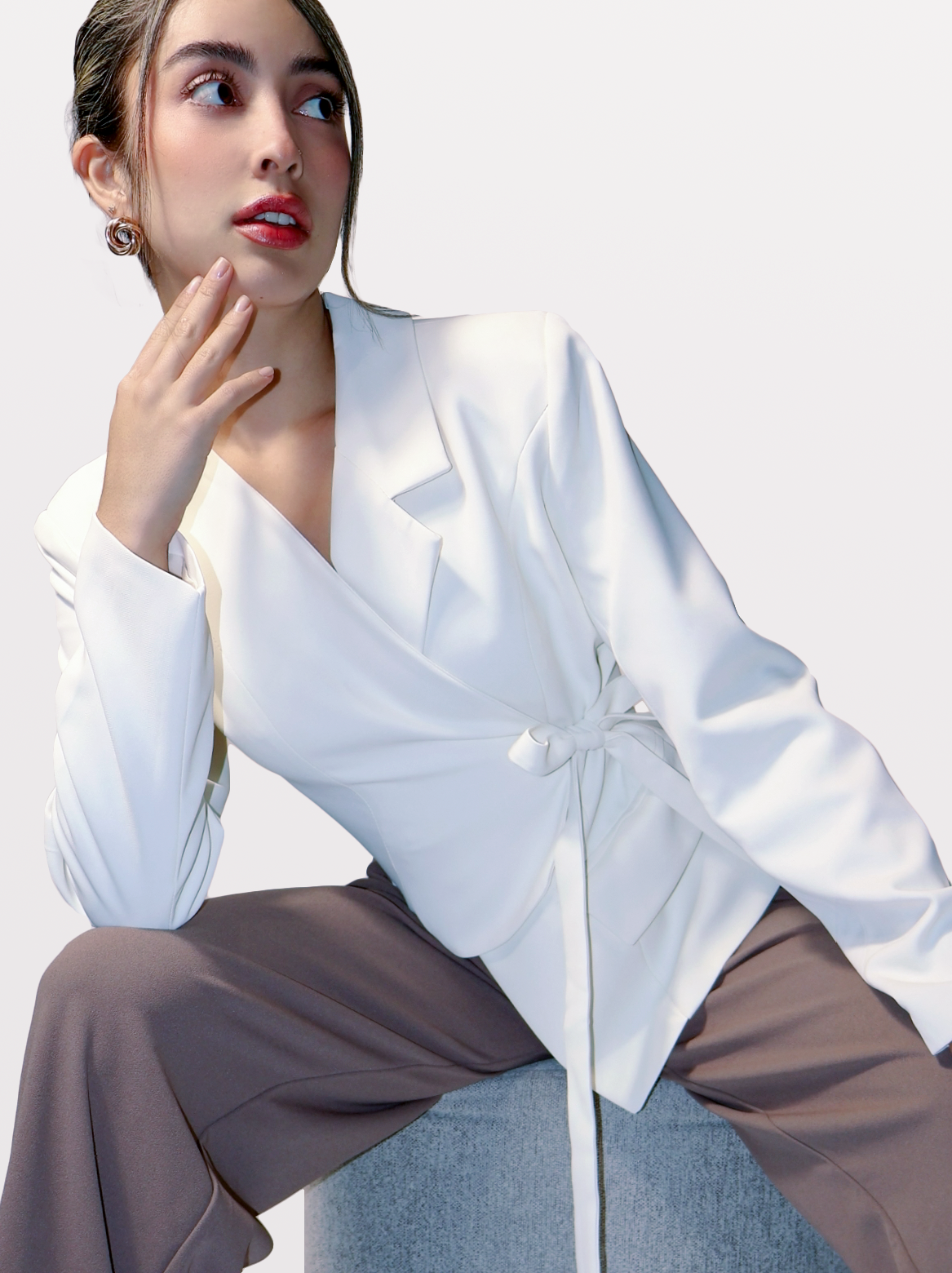 Maven Wrap Blazer